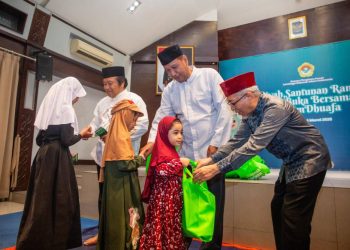 Tebar Kebahagiaan di Bulan Ramadan, DPP LDII Helat Santunan Anak Yatim dan Duafa