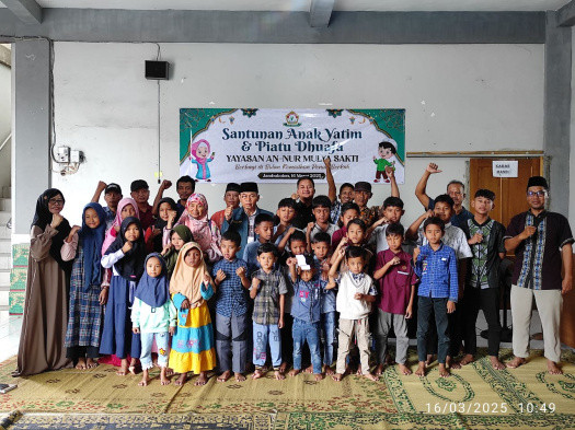Yayasan Annur Mulyasakti bekerja sama dengan DPD LDII Kabupaten Klaten menggelar kegiatan bakti sosial (baksos). Foto: LINES.
