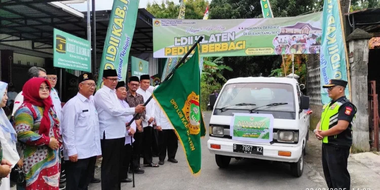 DPD LDII Kabupaten Klaten menggelar kegiatan sosial bertajuk LDII Klaten Peduli Berbagi, pada Sabtu (22/3). Foto: LINES