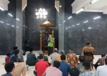 LDII Bendungan Terima Tarawih Kunjung Pengurus DMI, MUI, dan Polsek Cilegon