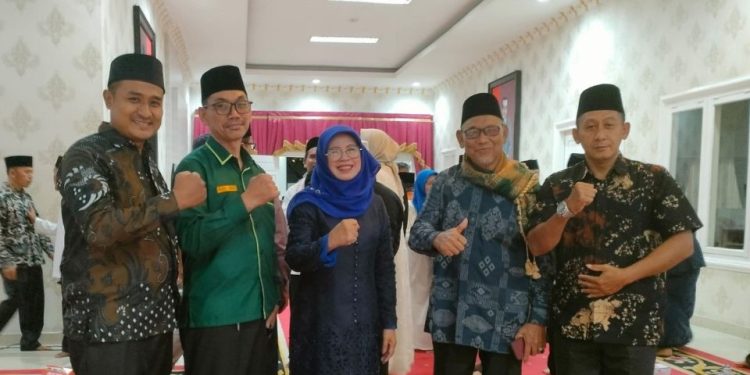 Ketua DPD LDII Sarolangun, Duwi Saputra menghadiri undangan “Rapat Koordinasi Tim Pengawasan Aliran Kepercayaan dan Keagamaan dalam Masyarakat Kabupaten Sarolangun”. Foto: LINES.