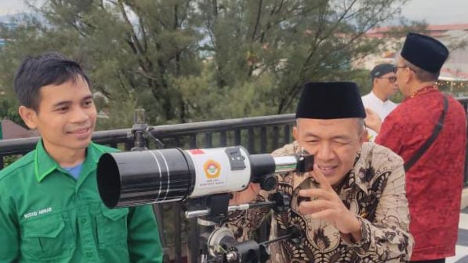 DPW LDII Sumatera Barat (Sumbar), menerjunkan dua tim rukyatul hilal mendukung keputusan penentuan 1 Syawal. Foto: LINES.