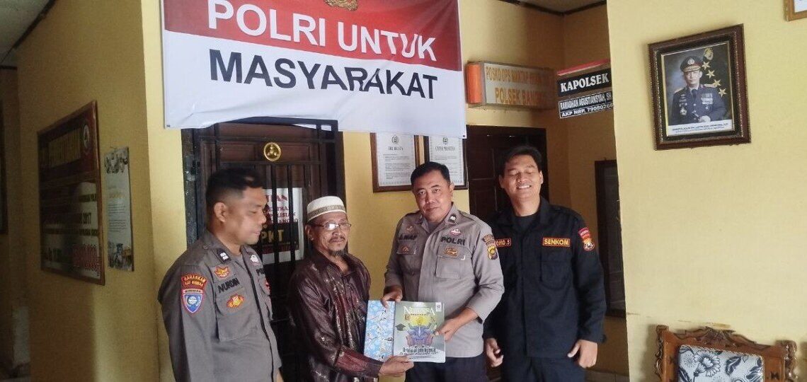 PC LDII Bangko bersama Senkom Mitra Polri Bangko audiensi dengan Polsek Bangko, Merangin, Jambi. Foto: LINES.