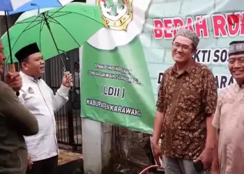 LDII Karawang Salurkan Bantuan Bedah Rumah untuk Warga Sirnabaya