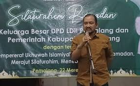 Bupati Pemalang Anom Widyantoro mengajak warga LDII mewujudkan Kabupaten Pemalang yang resik, hijau dan apik. Foto: LINES