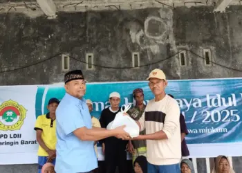 Program Berbagi LDII Kotawaringin Barat, Salurkan Puluhan Paket Sembako