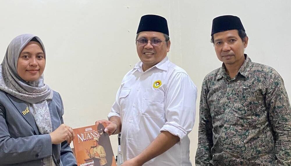 DPD LDII Luwu melaksanakan audiensi ke Bank Syariah Indonesia (BSI) di Kantor Bank BSI, Belopa, Sulawesi Selatan. Foto: LINES.