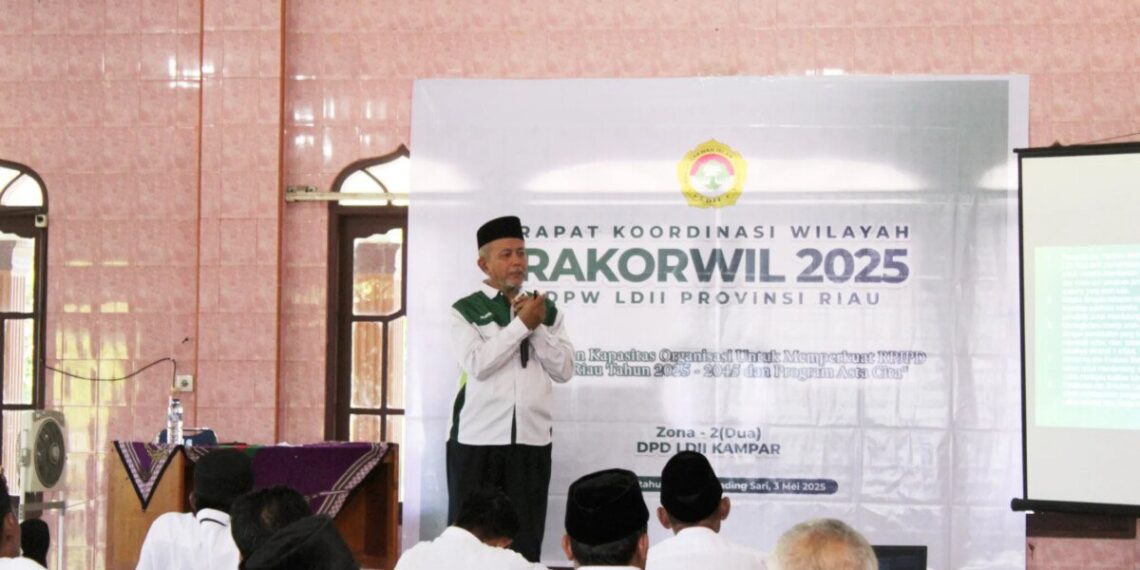 Dewan Pimpinan Wilayah (DPW) Lembaga Dakwah Islam Indonesia (LDII) Provinsi Riau sukses menggelar Rapat Koordinasi Wilayah (Rakorwil) Zona 2. Foto: LINES