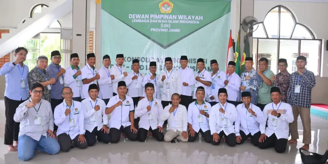 DPW LDII Jambi menghelat rapat koordinasi di Kecamatan Kuamang Kuning, Bungo, Jambi, pada 2-3 Mei 2025. Foto: LINES