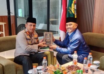 Kapolres Lamongan SIlaturahim ke Kantor LDII, Ajak Wujudkan Siskamtibmas yang Kondusif