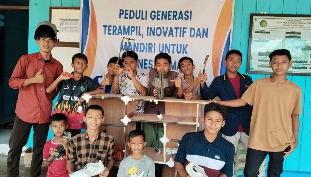 LDII Kecamatan Batusopang menggelar tiga kegiatan kemandirian berbentuk pelatihan keterampilan untuk generasi muda. Foto: LINES.