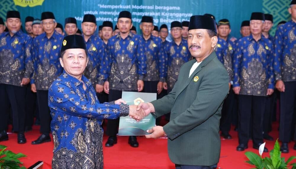 DPD LDII Karanganyar mengukuhkan kepengurusan periode 2025-2030. Foto: LINES.