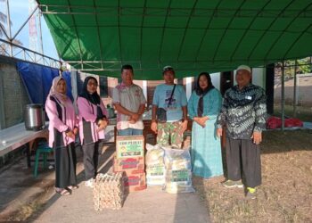 Bantu Korban Kebakaran, PC LDII Bengalon Salurkan Bantuan