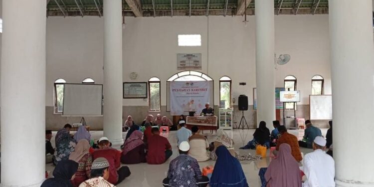 Pimpinan Cabang (PC) LDII Kecamatan Wanaraya menggelar pengajian bertema “Membangun Keharmonisan Rumah Tangga di Tengah Tantangan Zaman”. Foto: LINES.