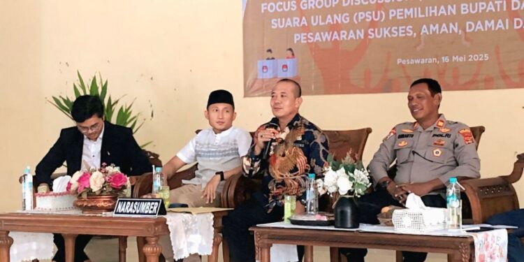 DPD LDII Pesawaran menggelar FGD jelang pemungutan suara ulang Bupati dan Wabup Pesawaran. Foto: LINES.