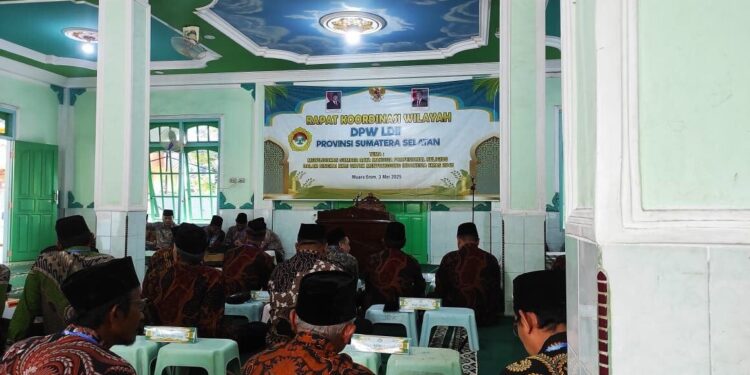 DPW LDII Sumatera Selatan (Sumsel) menghelat “Rapat Koordinasi Wilayah Catur Wulan II Tahun 2025. Foto: LINES.