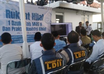 LDII Kota Bandung Ikuti Pengamatan Hilal 1 Zulhijah 1446 H
