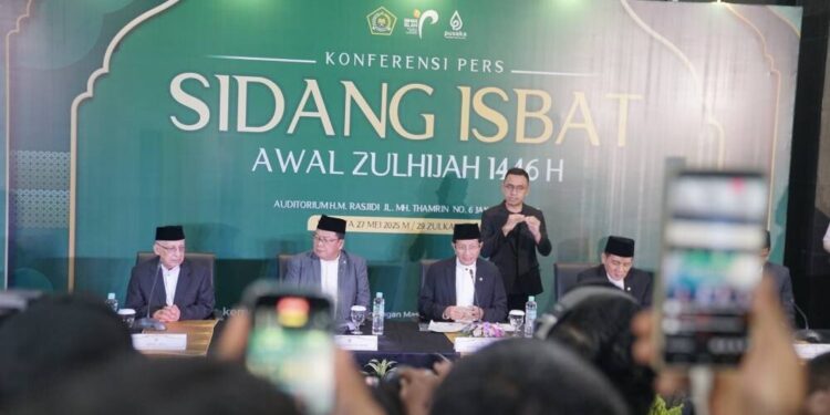 Kemenag secara resmi menetapkan 1 Zulhijah jatuh pada Rabu, 28 Mei 2025. Foto: LINES.