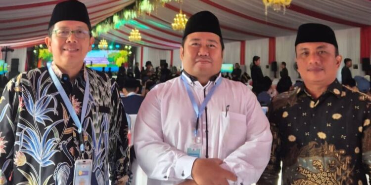 Ketua Ponpes Minhajurrosyidin Hadiri Peletakan Batu Pertama Ponpes Istiqlal Internasional Indonesia. Foto: LINES.
