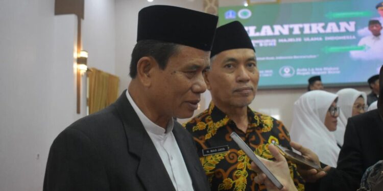 DPD LDII Bone, Masjaya turut hadir dan dilantik sebagai salah satu Dewan Pertimbangan MUI Kabupaten Bone. Foto: LINES.