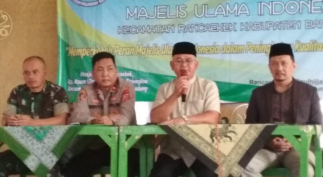 PC LDII Kecamatan Rancaekek menghadiri Musyawarah Kecamatan (Muscam) Majelis Ulama Indonesia (MUI). Foto: LINES.