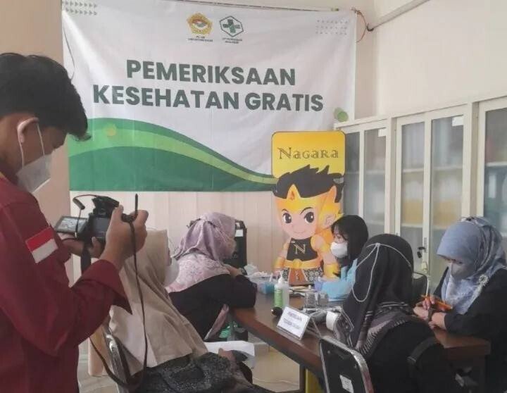 PC) LDII Cibeunying Kaler, Kota Bandung, bekerja sama dengan UPT Puskesmas Neglasari. Foto: LINES.