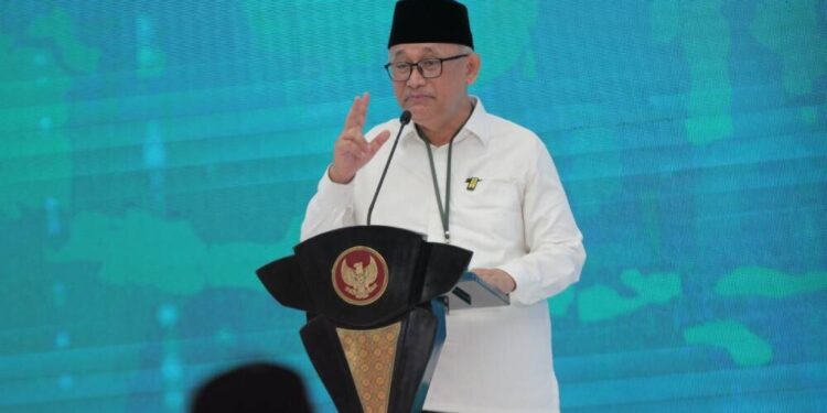 Ketua Umum DPP LDII KH Chriswanto Santoso menyampaikan, kurban dan haji mabrur menjadi pijakan untuk membangun peradaban bangsa. Foto: LINES.