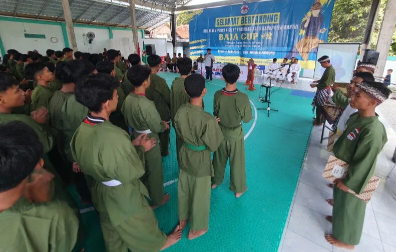 Persinas ASAD kembali menggelar kejuaraan pencak silat Baja Cup yang berlangsung pada 31 Mei hingga 1 Juni 2025 di GSG Tamberan, Pundong.. Foto: LINES