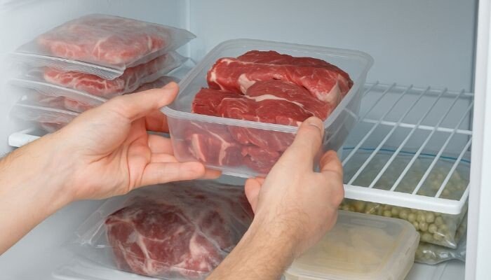 Penyimpanan daging kurban. Foto: nasional.id