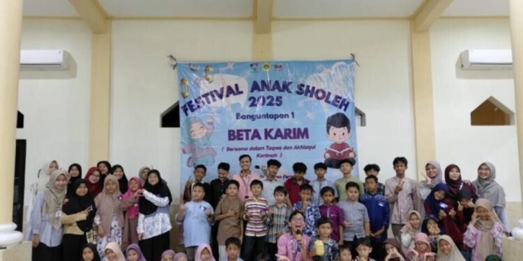 Pemuda LDII Banguntapan menggelar Festival Anak Sholeh (FAS) Beta Karim. Foto: LINES.