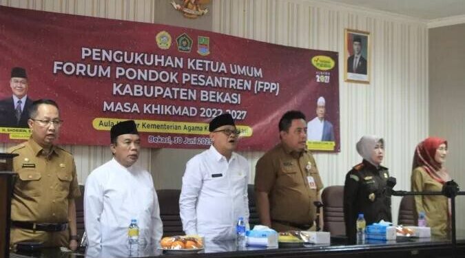 Forum Pondok Pesantren Kabupaten Bekasi Resmi Dikukuhkan