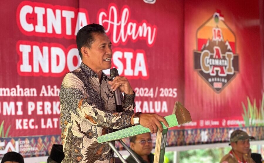Asisten I bidang Pemerintahan dan Kesra Kabupaten Luwu, Ahyar Kasim membuka Camping CAI DPD LDII Kabupaten Luwu pada Kamis (10/7). Foto: LINES