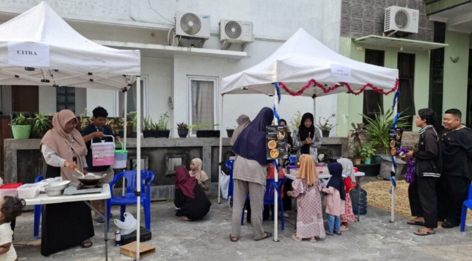 PC LDII Banguntapan menyelenggarakan bazar wirausaha untuk para muda-mudi, Sabtu, (5/7/2025). Foto: LINES
