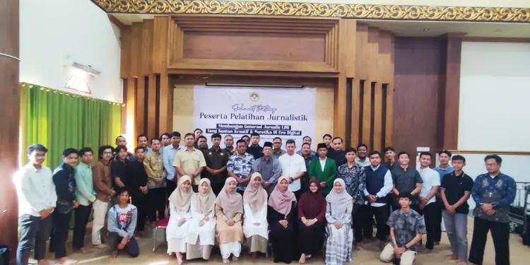 DPD LDII Kabupaten Karanganyar menggelar Pelatihan Jurnalistik di Aula At-Taqwa, Nglano, Tasikmadu, pada Minggu (27/7/2025). Foto: LINES