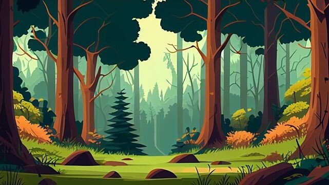 Ilustrasi Hutan: Pinterest.