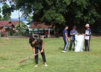 Sambut HUT RI, LDII Lamasi Kompak Gelar Kerja Bakti Bersihkan Lingkungan