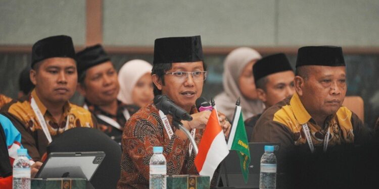 Sosialisasi mengenai kerja sama DPP LDII dan LinkAja Syariah dilaksanakan saat Rapat Kerja Nasional (Rakornas). Foto: LINES.