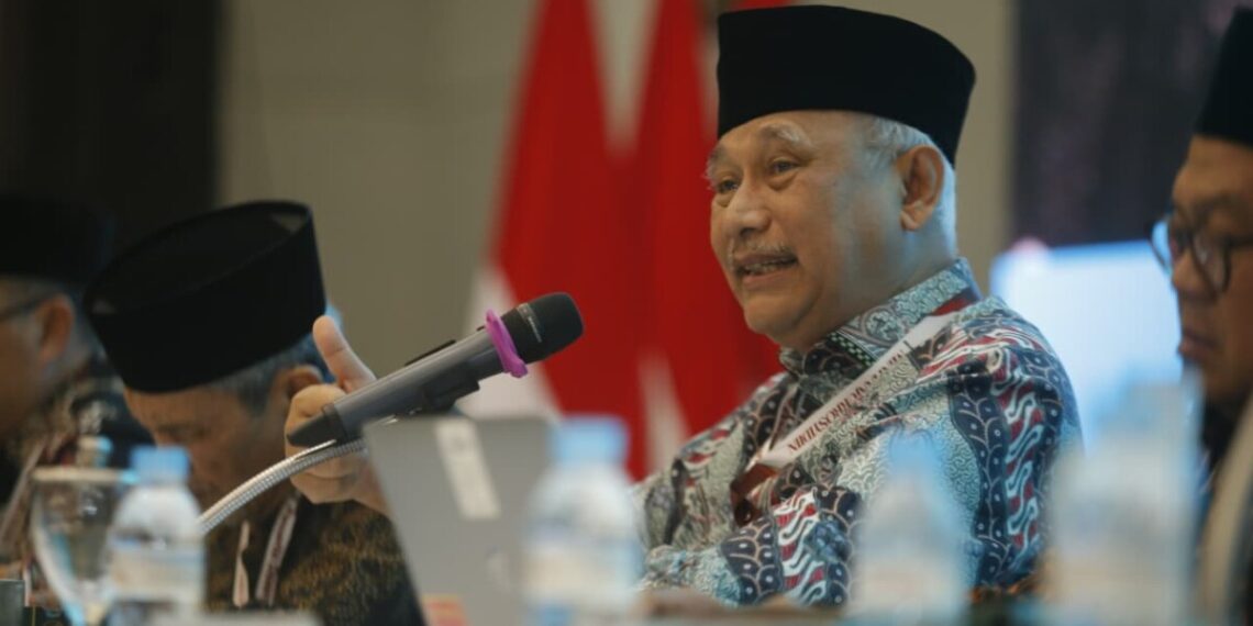 Ketua Umum DPP LDII, KH Chriswanto Santoso menekankan pentingnya peneguhan nilai kebangsaan. Foto: LINES.