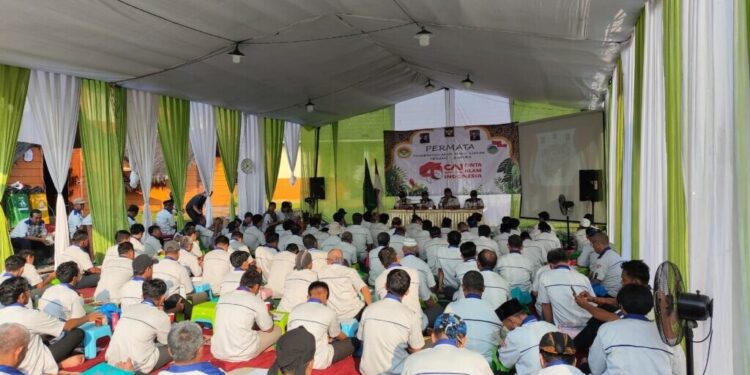 LDII Banten menggelar kamping Cinta Alam Indonesia (CAI) dengan peserta 200 pemuda LDII Kabupaten Serang. Foto: LINES.