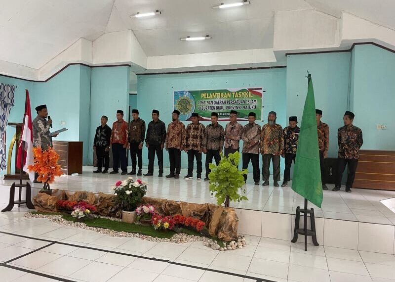 DPD LDII Kabupaten Buru, menghadiri acara pelantikan Pimpinan Daerah Persatuan Islam (PD PERSIS). Foto: LINES.