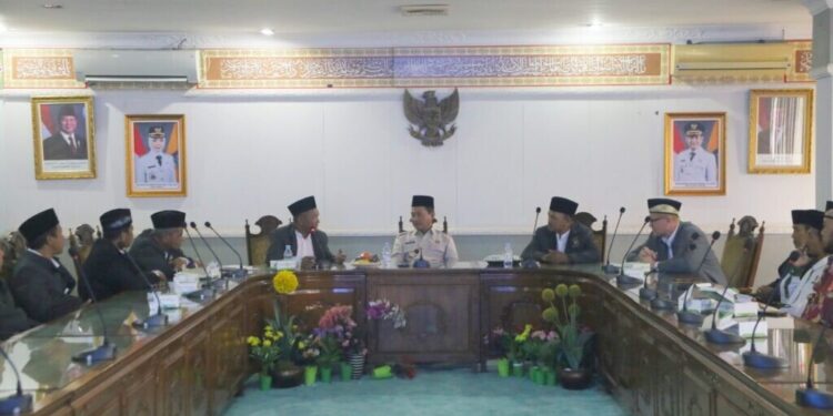 Audiensi jajaran pengurus DPD LDII Kabupaten Serang. Foto: LINES.
