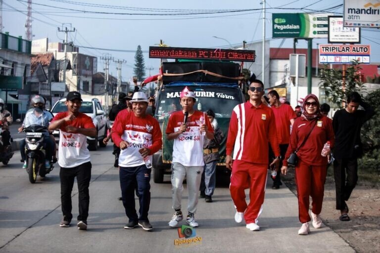 PC LDII Kecamatan Cikarang Selatan menggelar Karnaval Kemerdekaan. Foto: LINES.