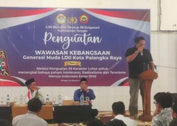 Antisipasi Radikalisme dan Intoleransi, Ratusan Pemuda LDII Kota Palangka Raya Ikut Pelatihan Wawasan Kebangsaan