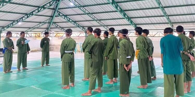 Persinas ASAD Kabupaten Luwu, Sulawesi Selatan, menggelar pasanggiri. Foto: LINES.