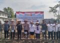 Polres Karawang dan LDII Gelar Penanaman Jagung Serentak Bersama Santri