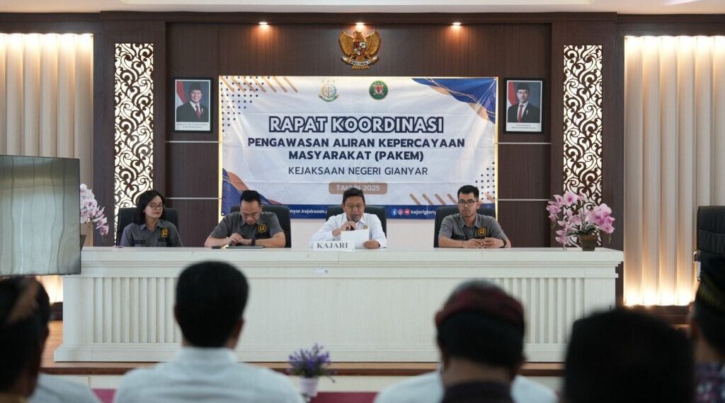 DPD LDII Kabupaten Gianyar menghadiri Rapat Koordinasi Pengawasan Aliran Kepercayaan Masyarakat. Foto: LINES.