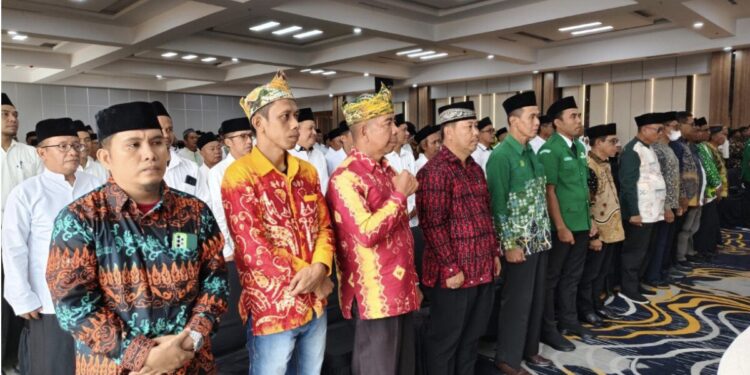 DPD LDII Kabupaten Paser turut menghadiri pelantikan dan Musyawarah Kerja Cabang (Muskercab) I Pengurus Cabang Nahdlatul Ulama (PCNU) Kabupaten Paser. Foto: LINES