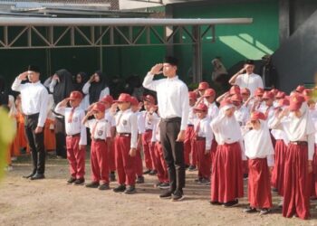 Siswa TK dan MI Insan Utama di Bantul Ikuti Upacara Peringatan HUT RI ke 80