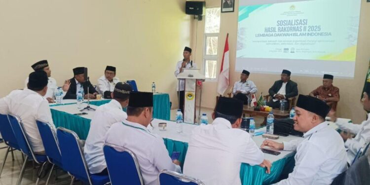 DPW LDII Provinsi Sulawesi Utara (Sulut) menghelat sosialisasi hasil Rakornas LDII Tahun 2025. Foto: LINES.