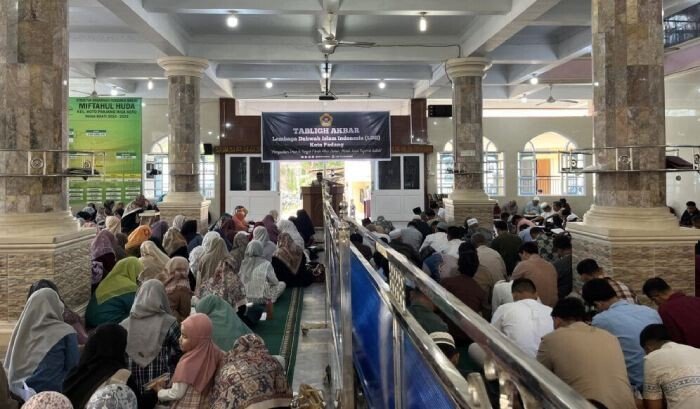 DPD LDII Kota Padang menggelar “Tabligh Akbar dan Bakti Sosial Donor Darah” jelang HUT RI ke 80. Foto: LINES.